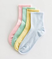 New Look 4 Pack Multicoloured Tube Socks